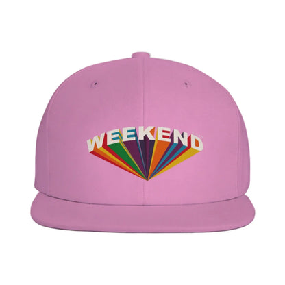 Weekend Rainbow Prism Snapback Cap Hat