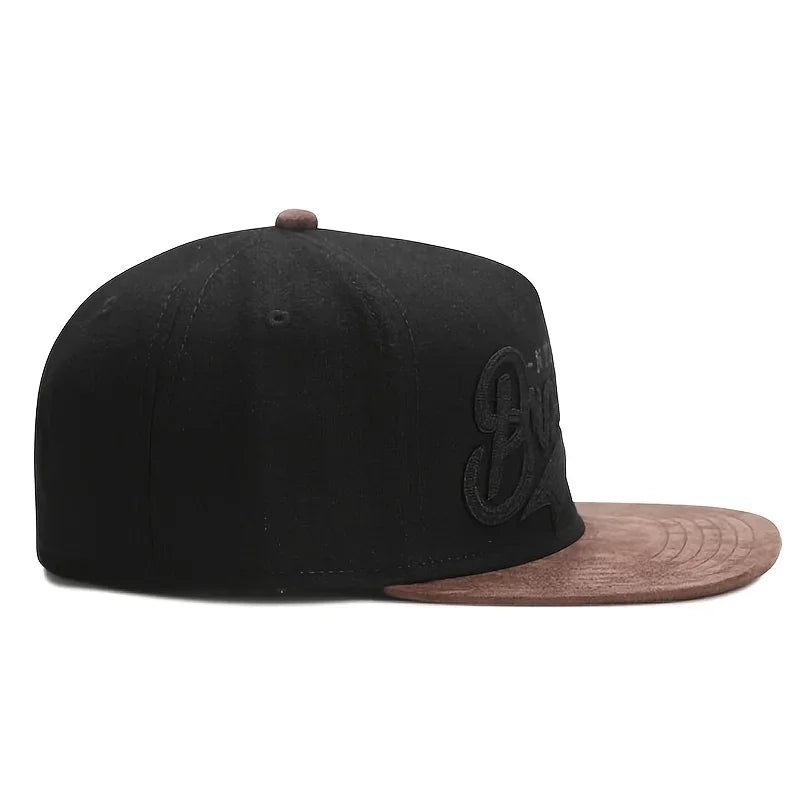 Brooklyn Embroidered Adjustable Trucker Snapback Cap