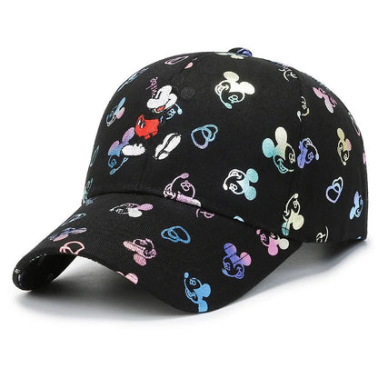 Hot Sale Women Cartoon Cap Mickey Mouse Baseball Cap Size 55-60cm