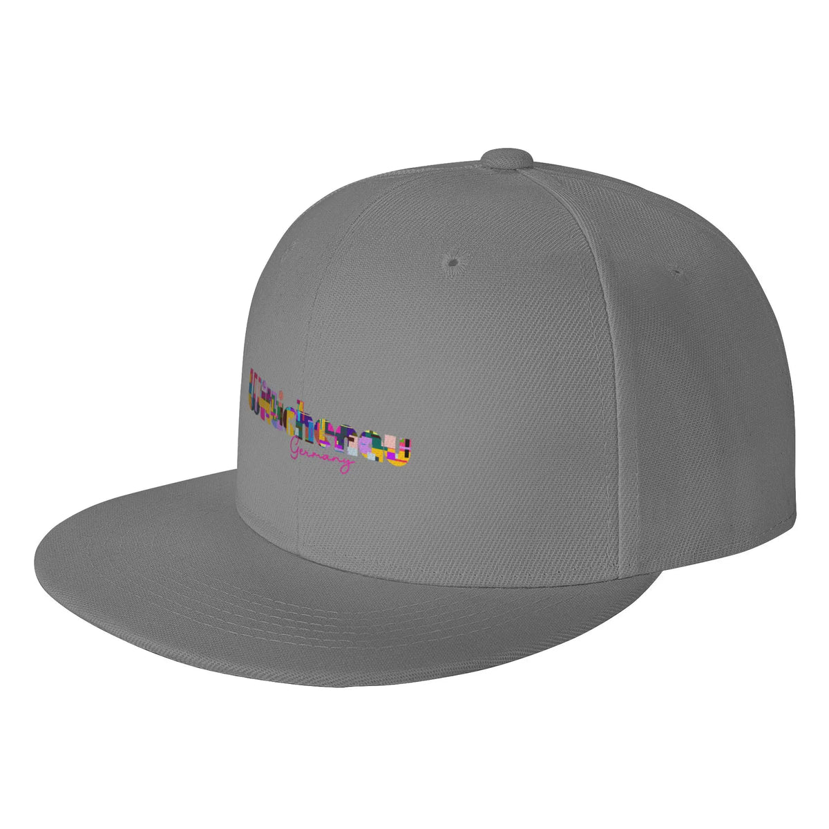 Wittichenau Germany Abstract City Typography Art Snapback Cap