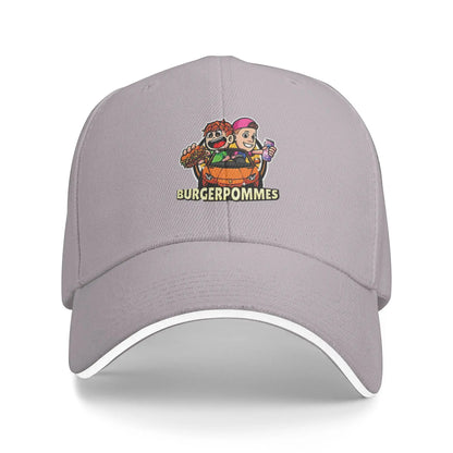 Burgerpommes Vintage Hip Hop Baseball Cap