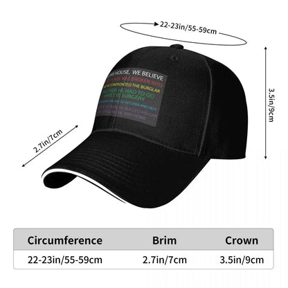 Tom's House Was Broken Into Baseball Cap