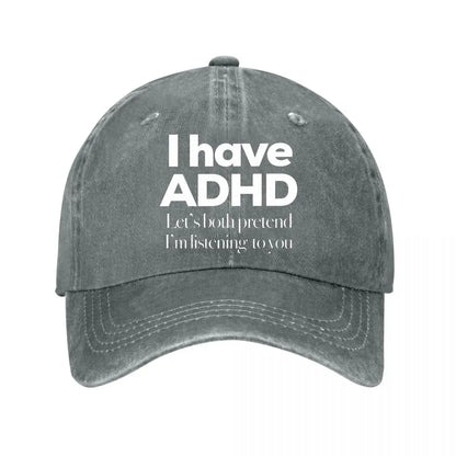 ADHD Pretend Listening Baseball Cap