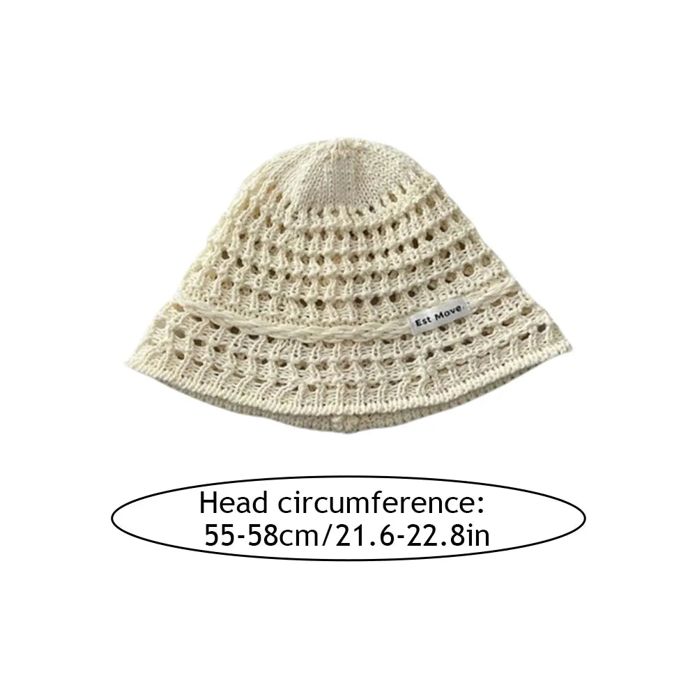 Summer Hollow Crochet Beach Bucket Hat