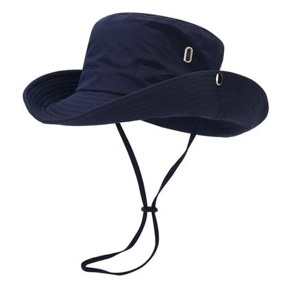 Waterproof Windproof Wide Brim UV Protection Bucket Hat