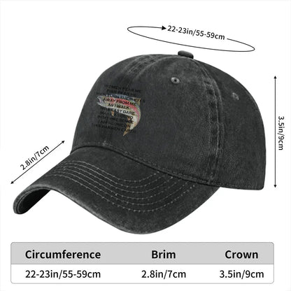 Fish Fear Me Funny Baseball Cap