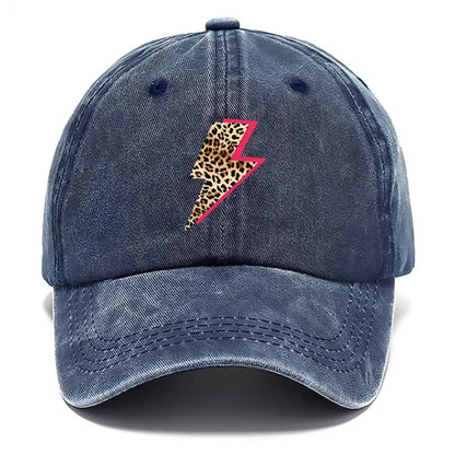 Leopard Lightning Adjustable Baseball Cap