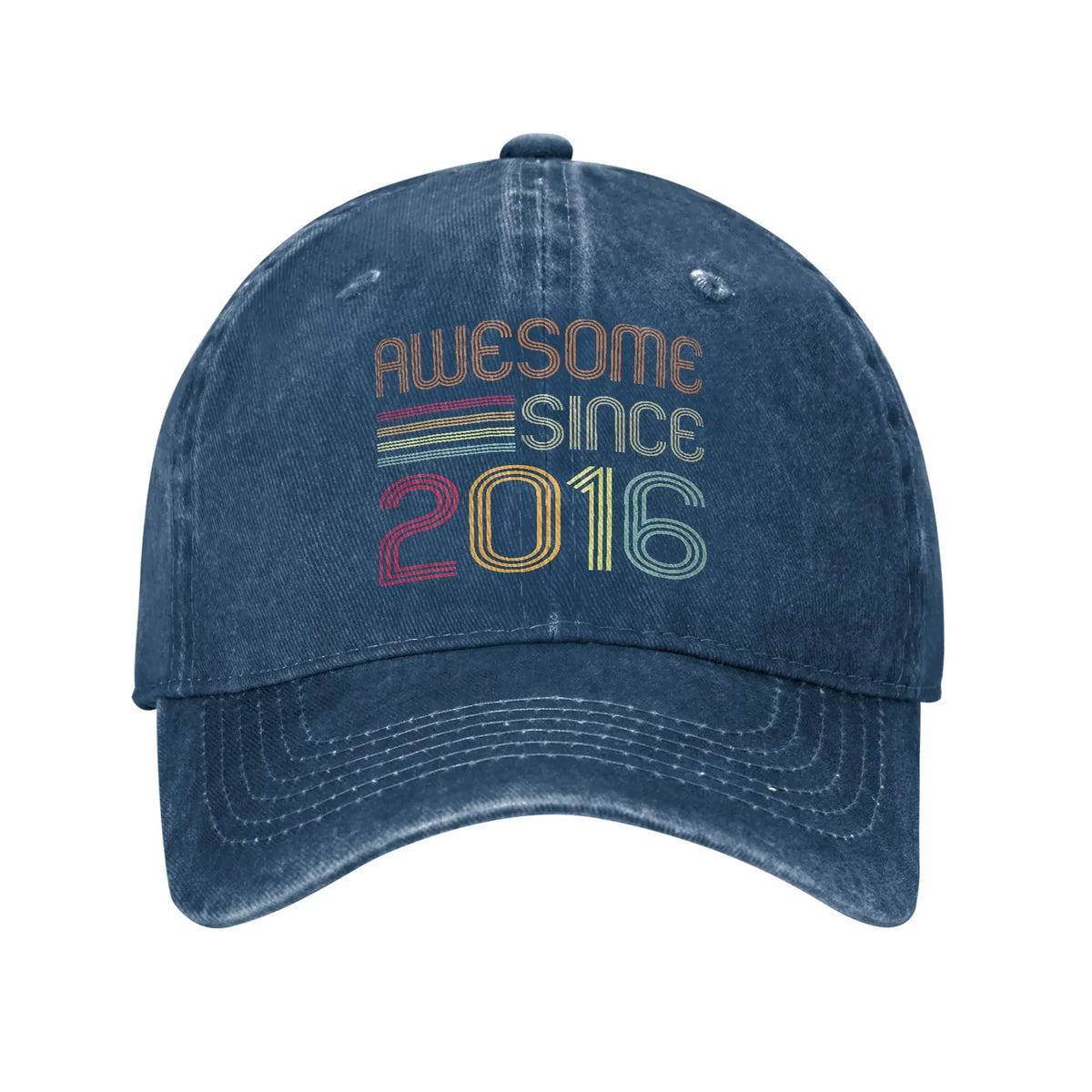 Awesome Since 2016 10th Birthday Distressed Baseball Cap