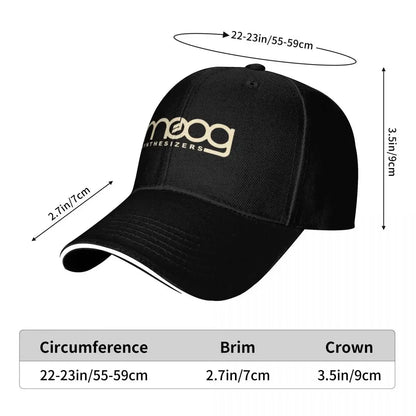 Y2K Golden Moog Synthesizer Baseball Cap