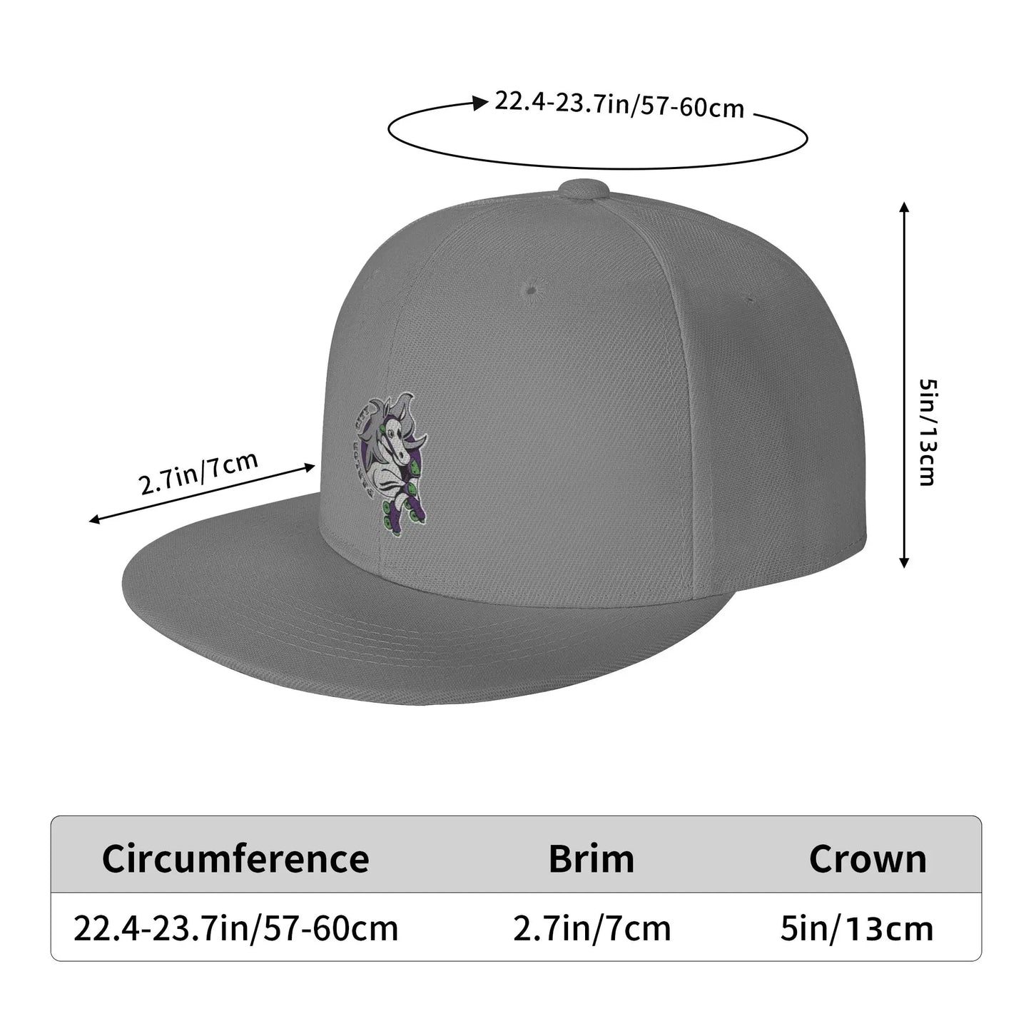 Parlor City Roller Derby Snapback Cap