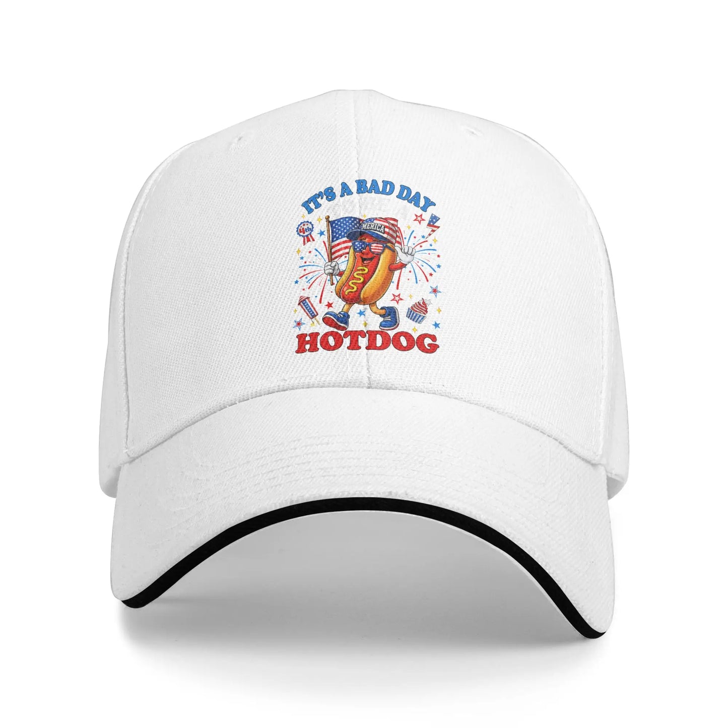 Bad Day To Be A Hot Dog Baseball Cap