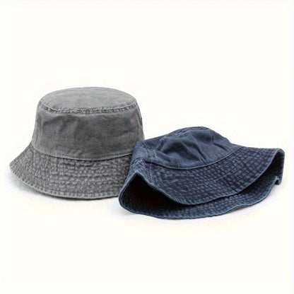 Dog Print Fisherman Hat Foldable Storage Washed And Vintage Style