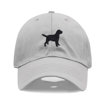 Dog Embroidered Soft Cotton Baseball Cap