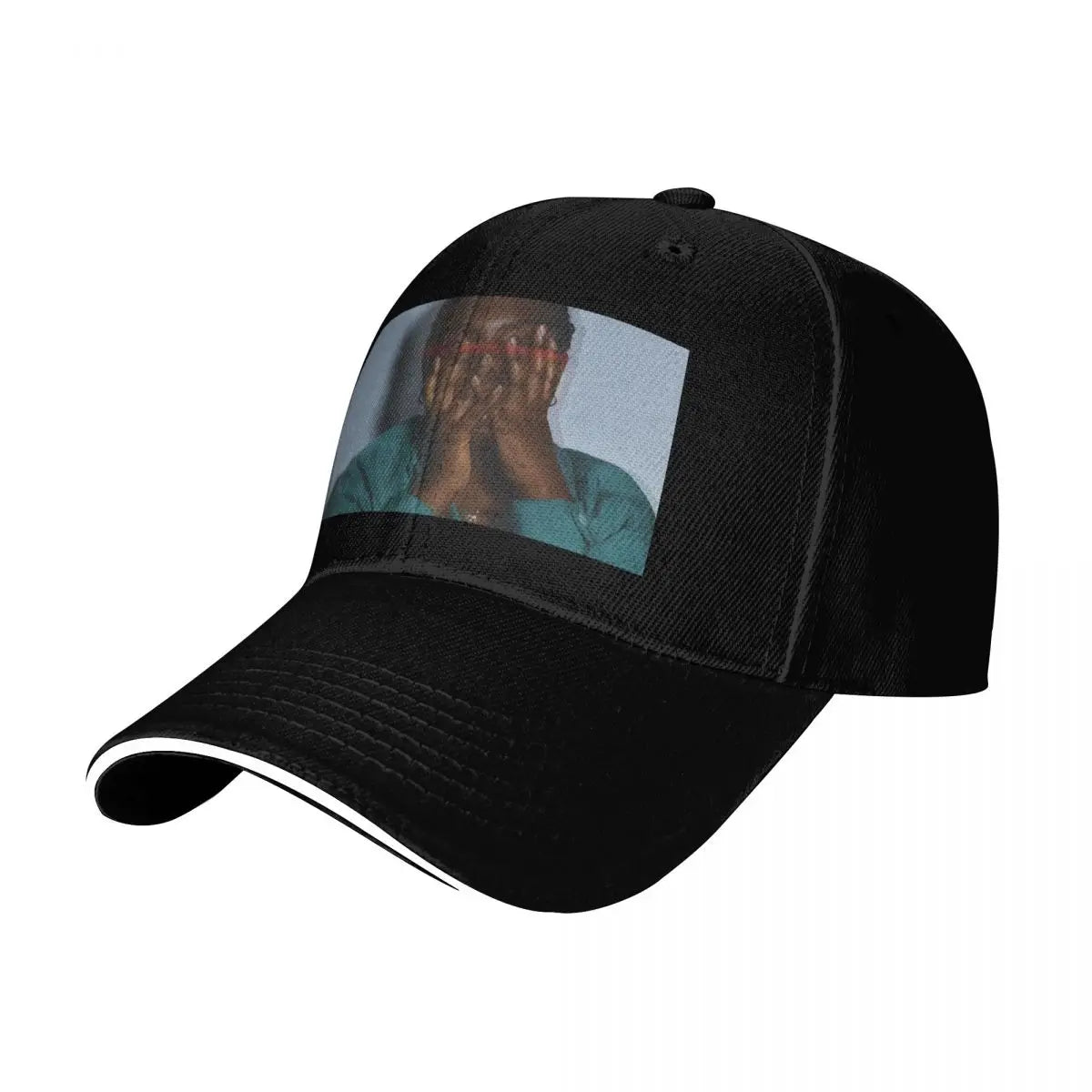 Beautiful Distorted Woman Low Profile Baseball Cap