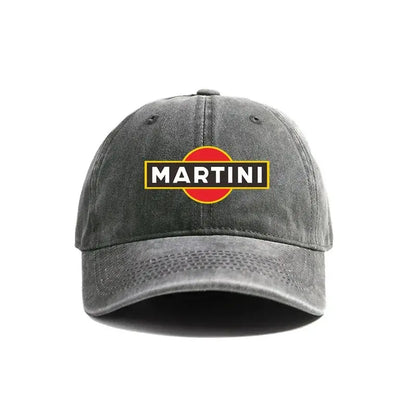 Martini Racing Baseball Caps Distressed Hats Cap Men Women