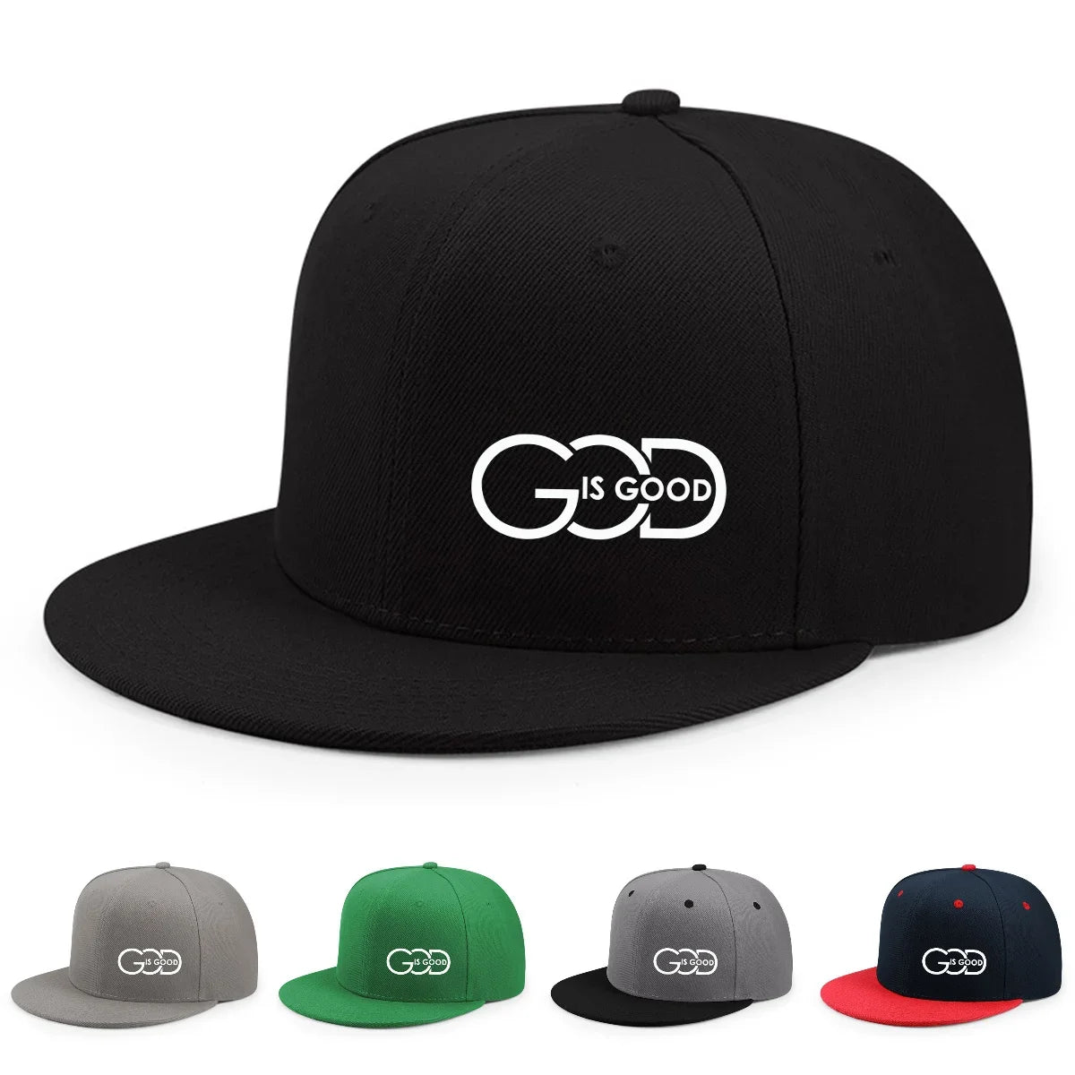 Unisex Adjustable Baseball Cap Street Flat Brim Hat
