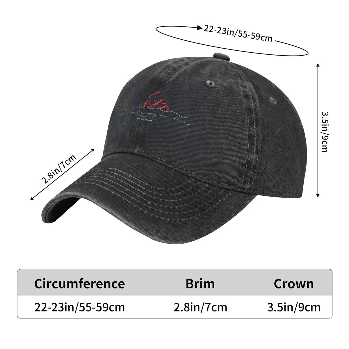 Stephen Colbert Late Show Cancelled Denim Baseball Cap