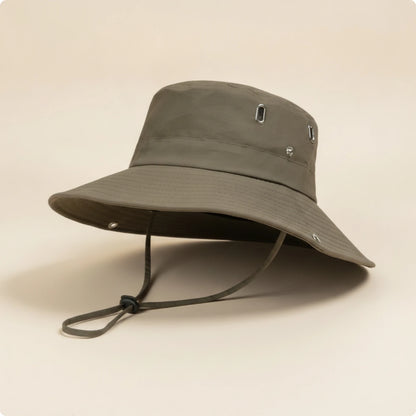 Packable Semi-Rigid Chin Strap Hiking Bucket Hat