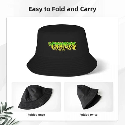 The Cramps Retro Punk Rock Band Bucket Hat