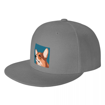 2026 Corgi Fashion Beach Tea Snapback Cap
