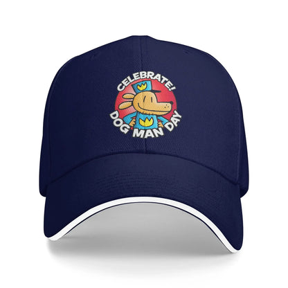 DogMan Running Hippie Hip Hop Meme Baseball Cap