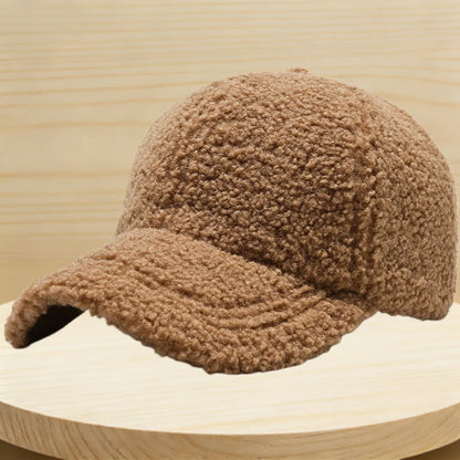 Winter Teddy Fleece Baseball Cap