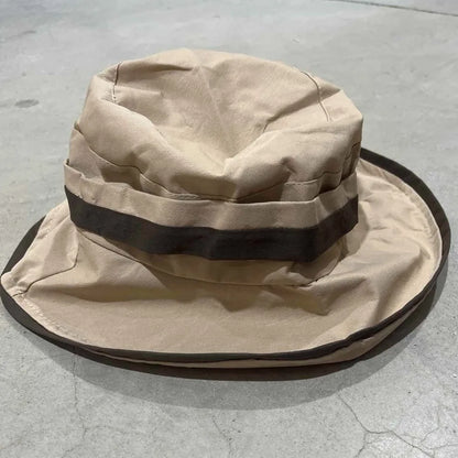 Foldable Lightweight Wide Brim Face Covering Bucket Hat
