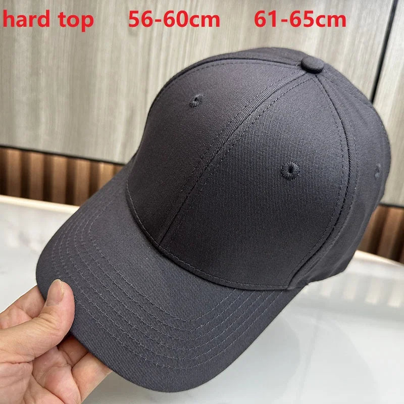 Big Head Man Baseball Caps Summer Mesh Plus