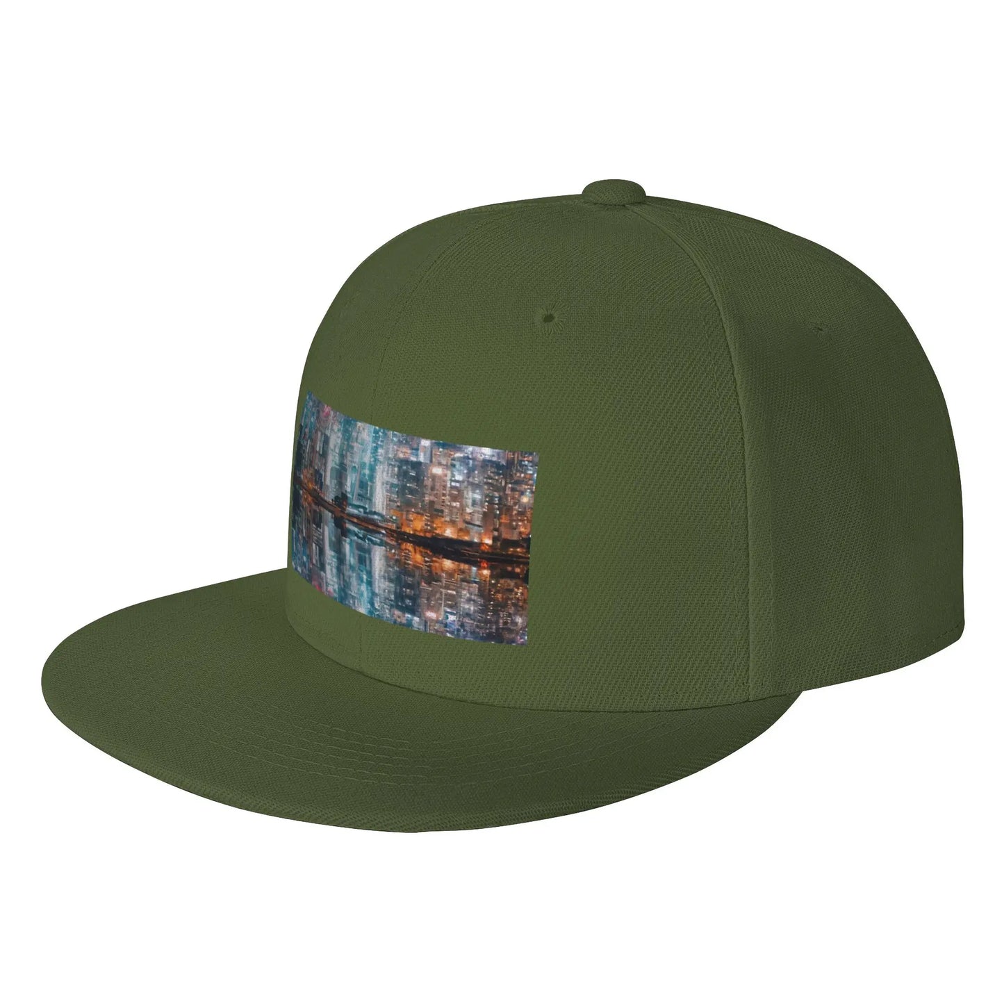 City Lights Ocean Reflection Snapback Cap