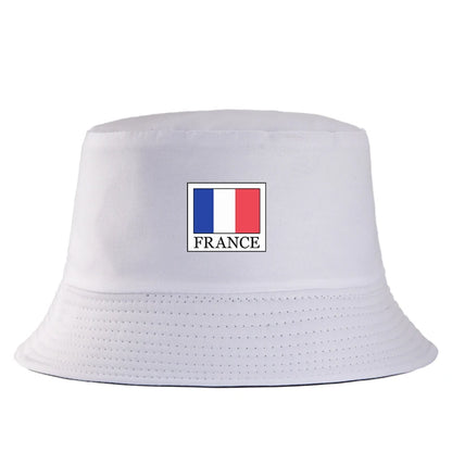 France Flag Cotton Bucket Hat