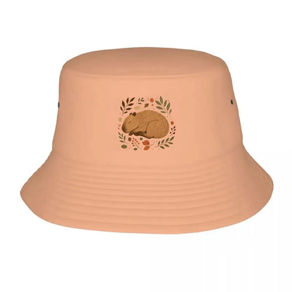 Cozy Resting Capybara Bucket Hat