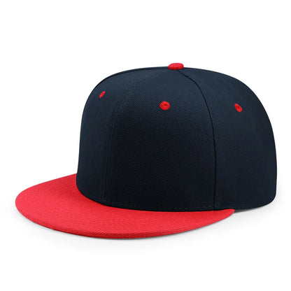 Wholesale 40 Colors Adjustable Flat Peak Snapback Caps Lady Fashion Polyester Plain Baseball Hat Men Hiphop Blank Sport Cap Adijustable 55-60cm
