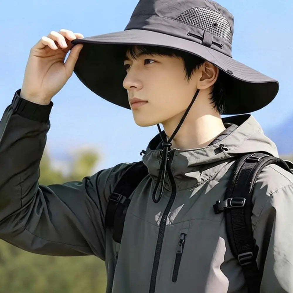 Adjustable Quick-Dry UV Protection Fishing Bucket Hat