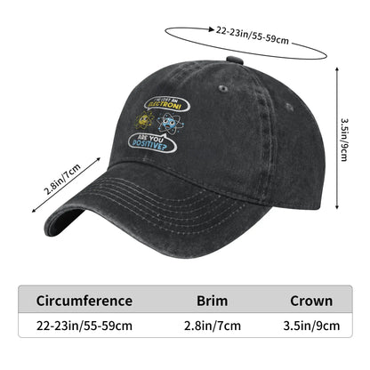 I Lost An Electron Vintage Washed Baseball Cap