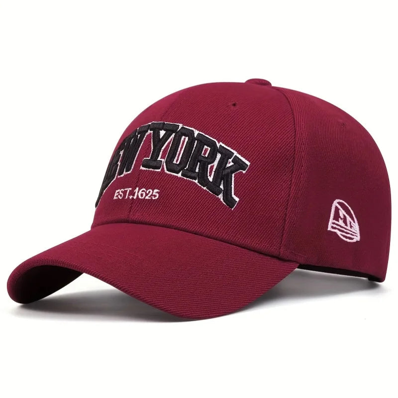 New York Embroidered Adjustable Snapback Cap