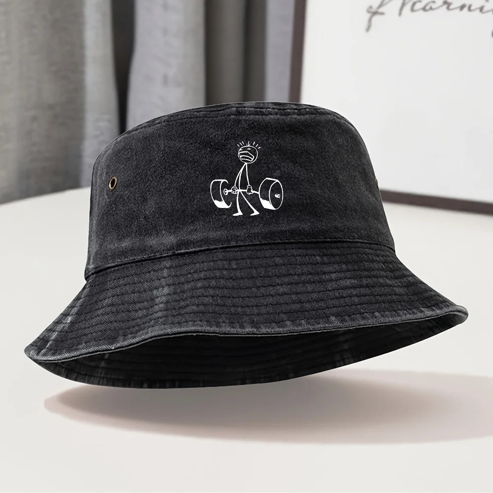 Vintage Washed Distressed Classic Fisherman Bucket Hat