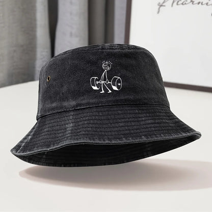 Vintage Washed Distressed Classic Fisherman Bucket Hat