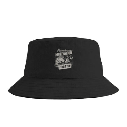 Sometimes Motivation Finds You Bucket Hat