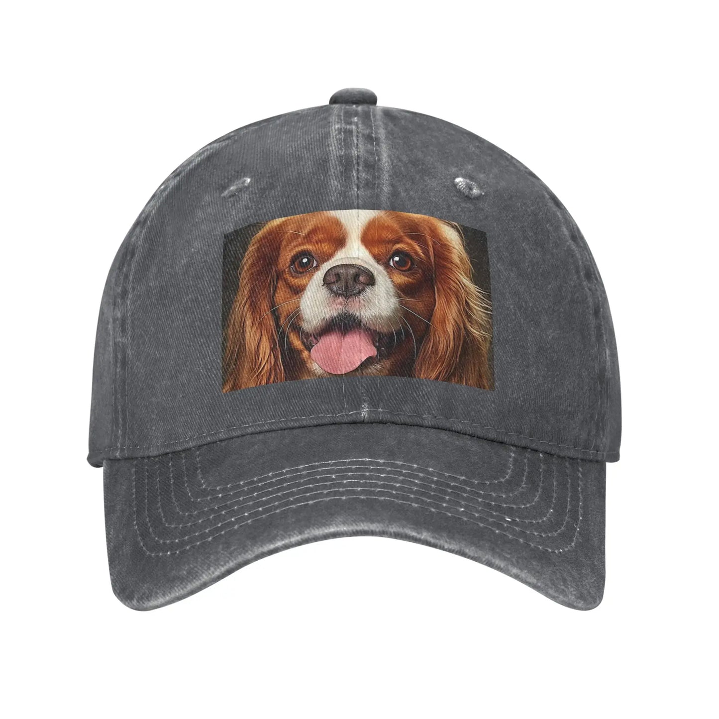 Cavalier King Charles Denim Baseball Cap