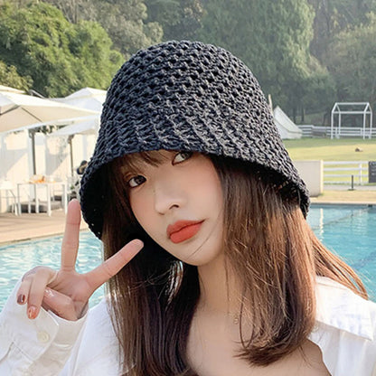 Hollow Out Breathable Summer Bucket Hat