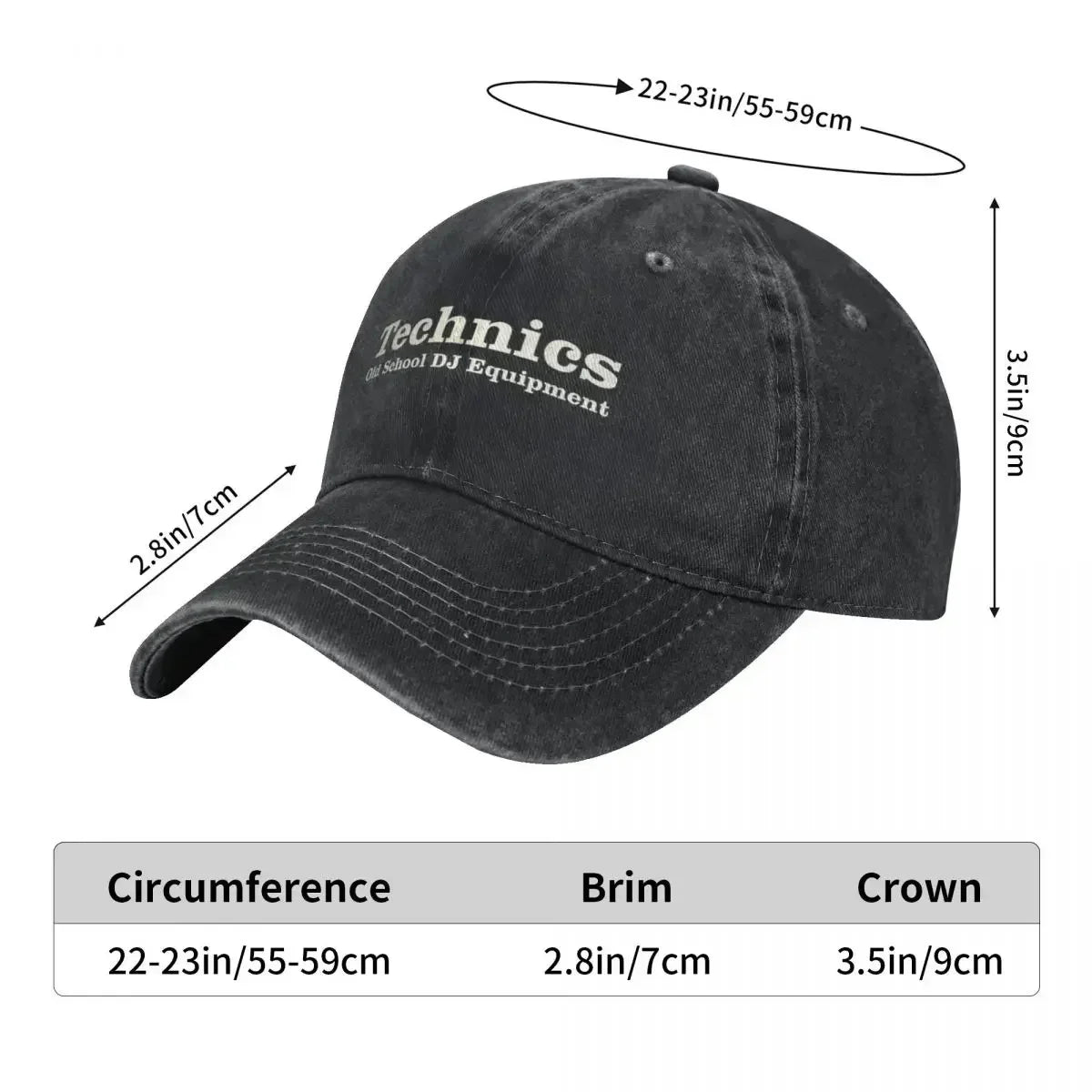 Technics Old School Baseball Cap