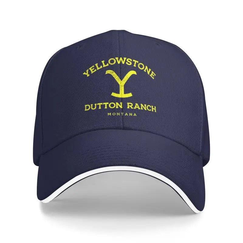 Yellowstone Dutton Ranch Graphic Print Baseball Cap