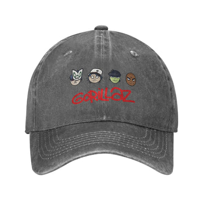 Gorillaz Band Sun Casual Skate Trucker Baseball Cap