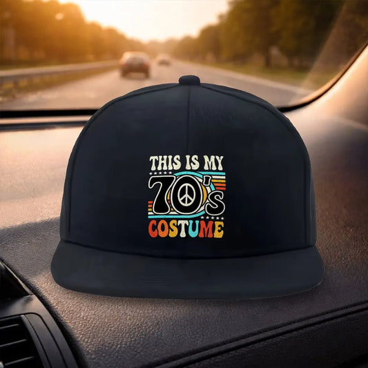 70S Vintage Style Snapback Cap