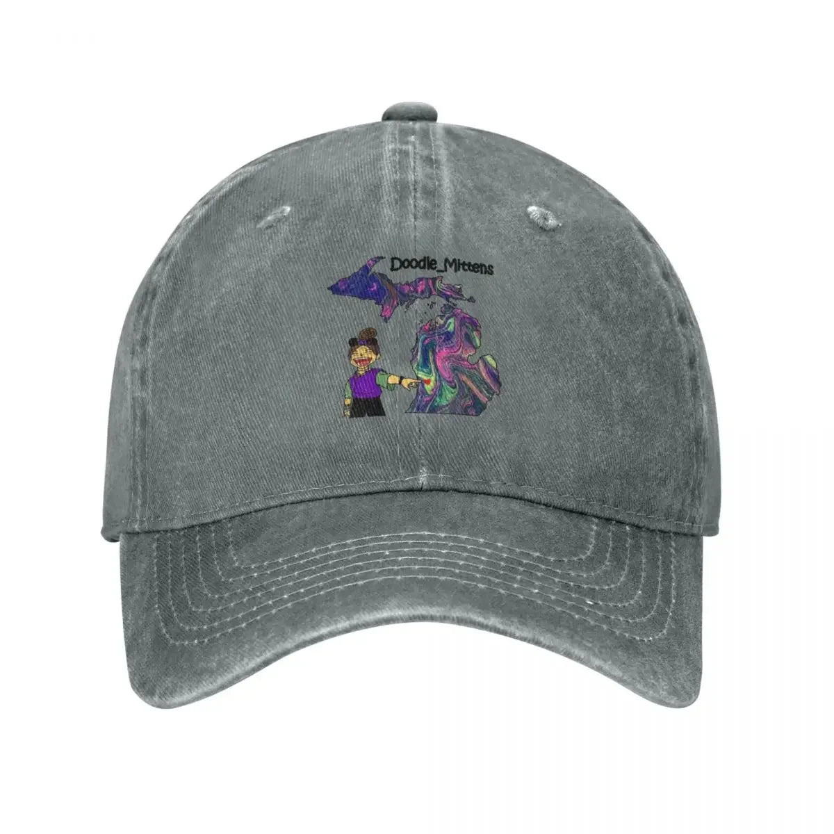 Doodle Mittens Promotional Logo Baseball Cap