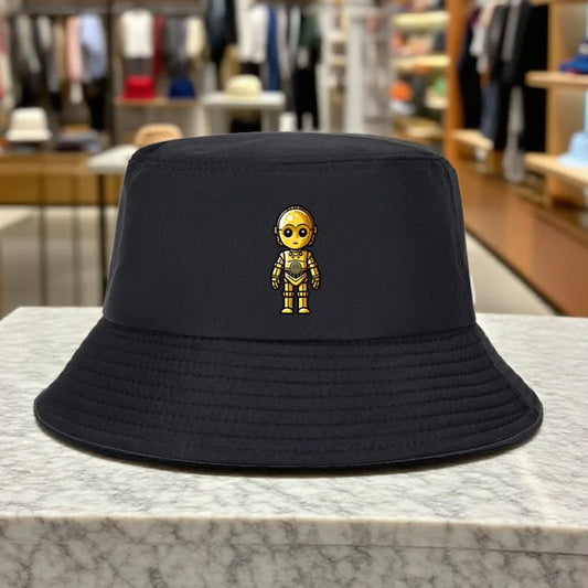 C3PO Print Foldable Travel Bucket Hat