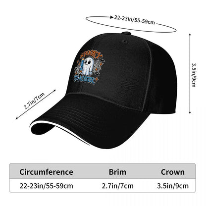 Spooky Teacher Ghost Baseball Cap