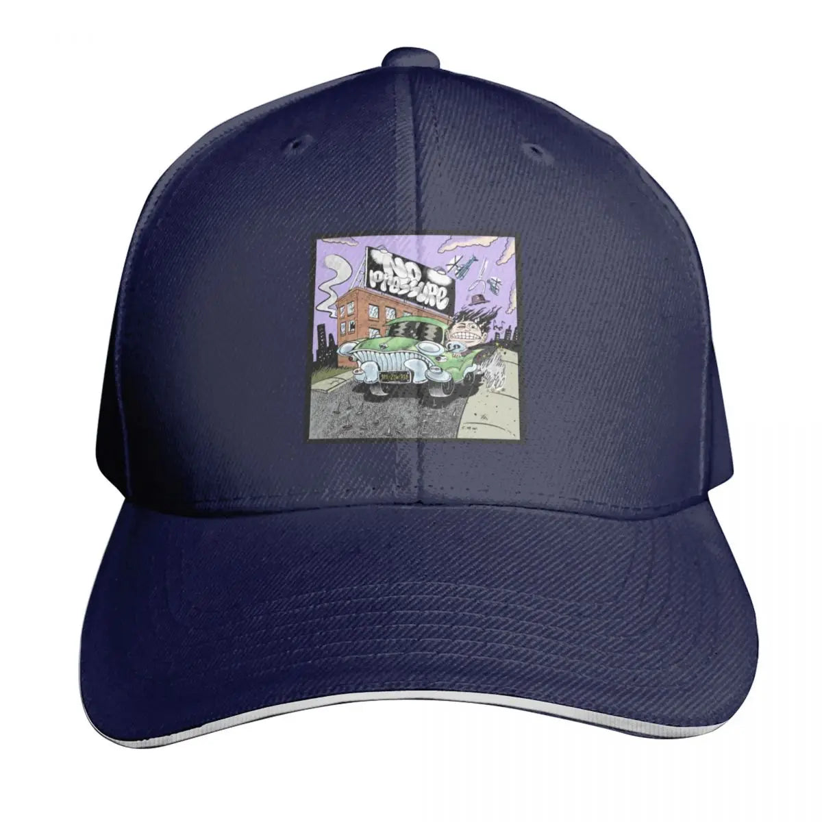 No Pressure Vintage Graphic Baseball Cap