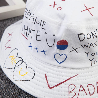 Outdoor Harajuku Bucket Hat Fishing Hip Hop Cap Men's