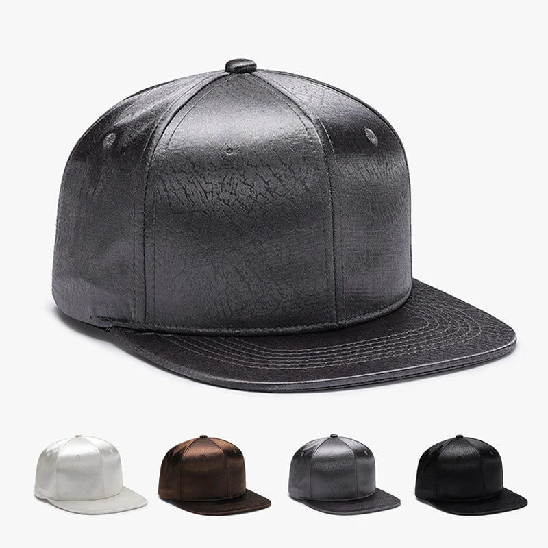 Unisex Solid Color Adjustable Outdoor Hip-Hop Snapback Cap
